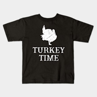 Turkey Time Thanksgiving Kids T-Shirt